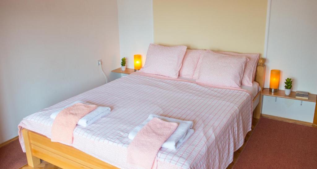 Postel nebo postele na pokoji v ubytování Guest House Agava