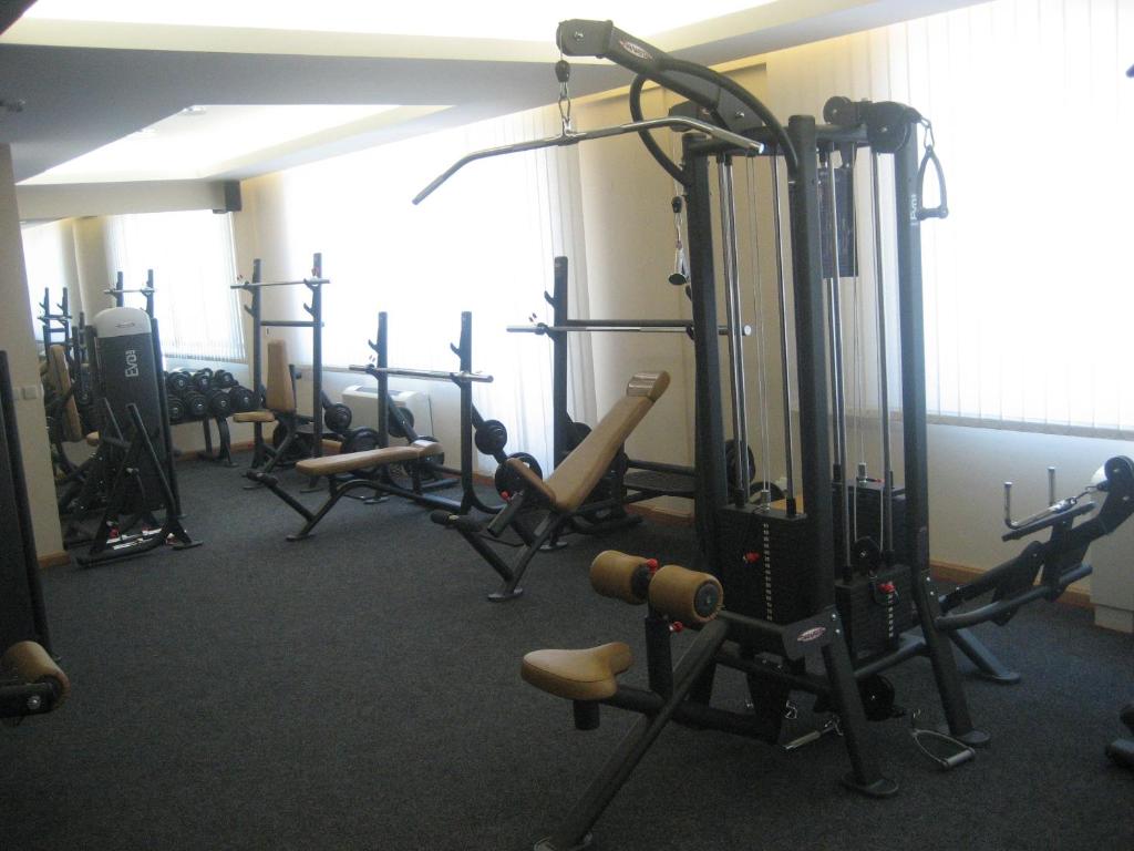 Fitness centrum a/nebo fitness zařízení v ubytování Hotel Lav Vukovar