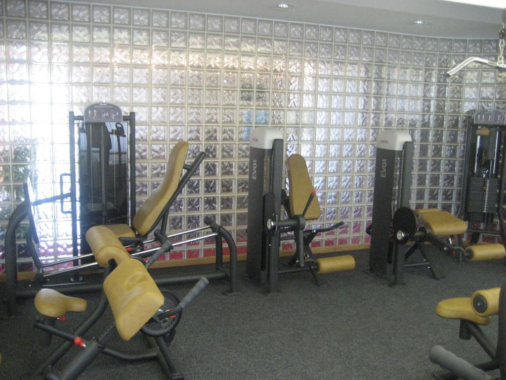 Fitness centrum a/nebo fitness zařízení v ubytování Hotel Lav Vukovar