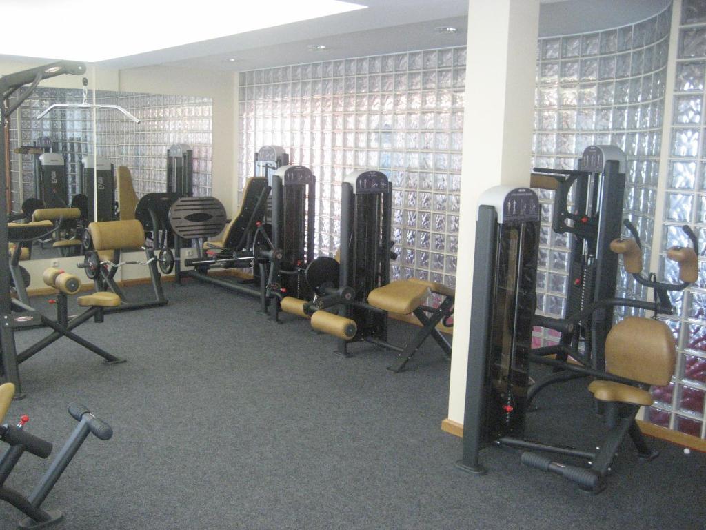 Fitness centrum a/nebo fitness zařízení v ubytování Hotel Lav Vukovar