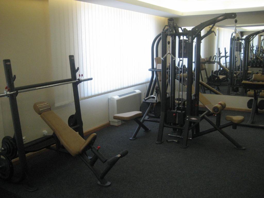 Fitness centrum a/nebo fitness zařízení v ubytování Hotel Lav Vukovar