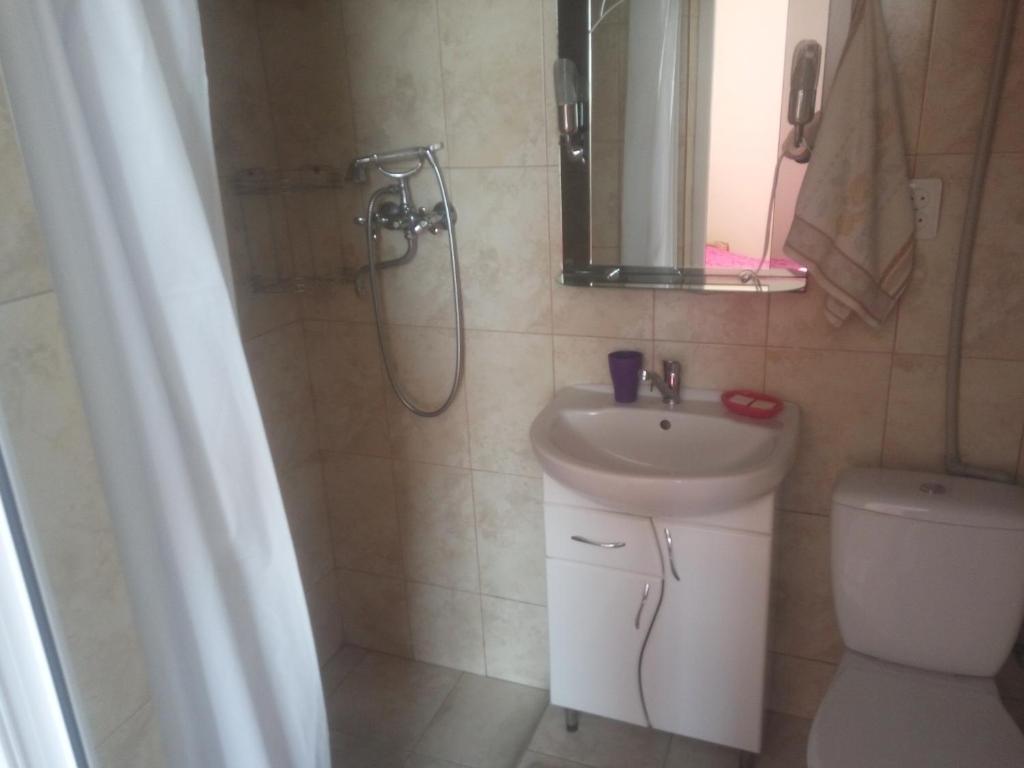 Koupelna v ubytování Room on Galic'ka