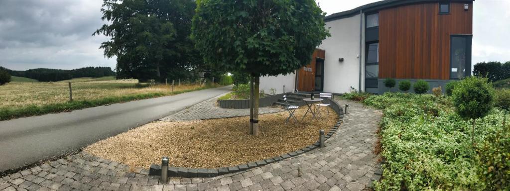 Zahrada ubytování l'Ardenne buissonière