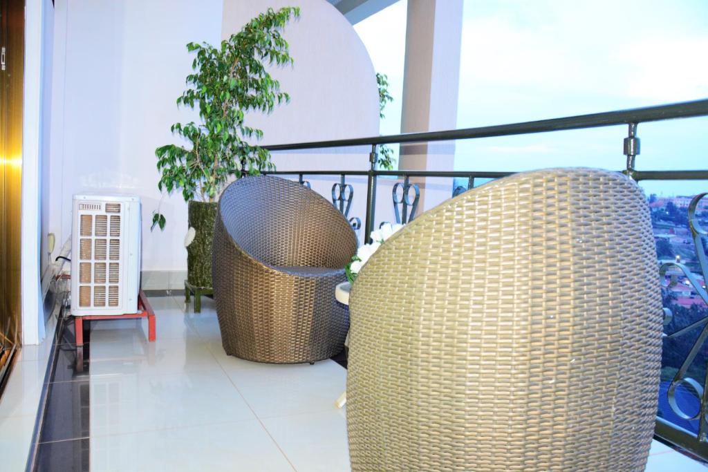 Balkón nebo terasa v ubytování Five to Five Hotel