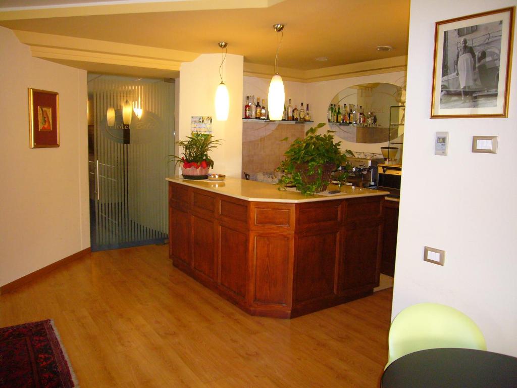 Kuchyň nebo kuchyňský kout v ubytování Hotel Belie