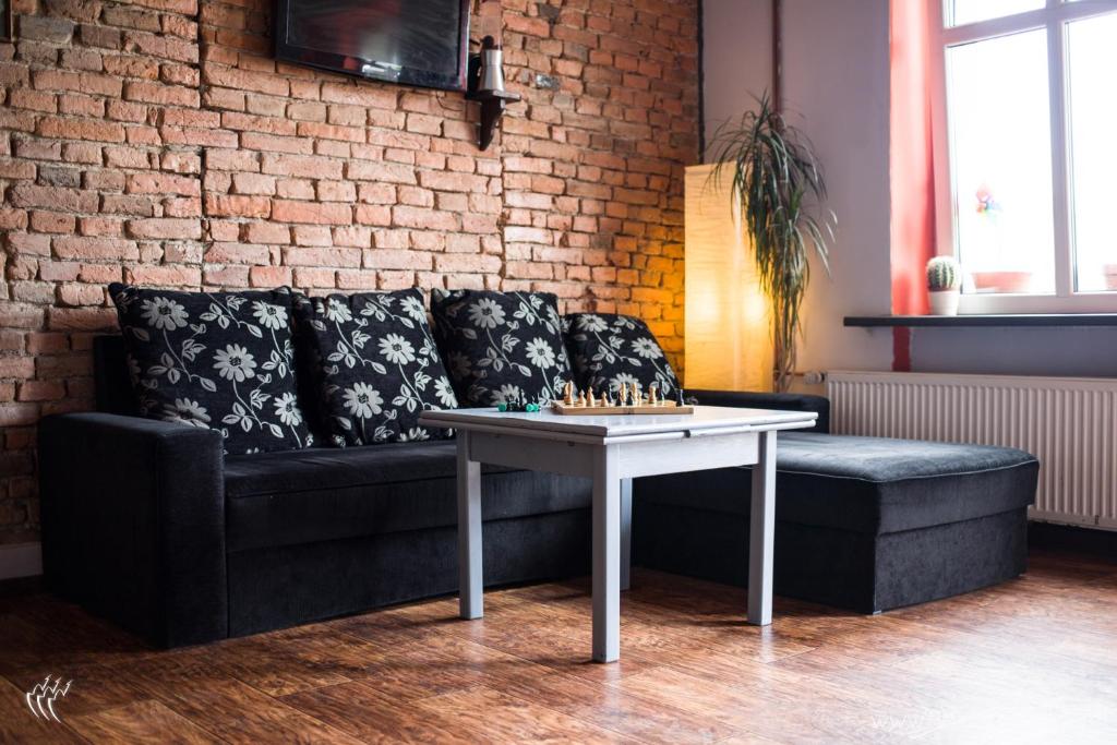 Posezení v ubytování 3 Bros' Hostel Cieszyn