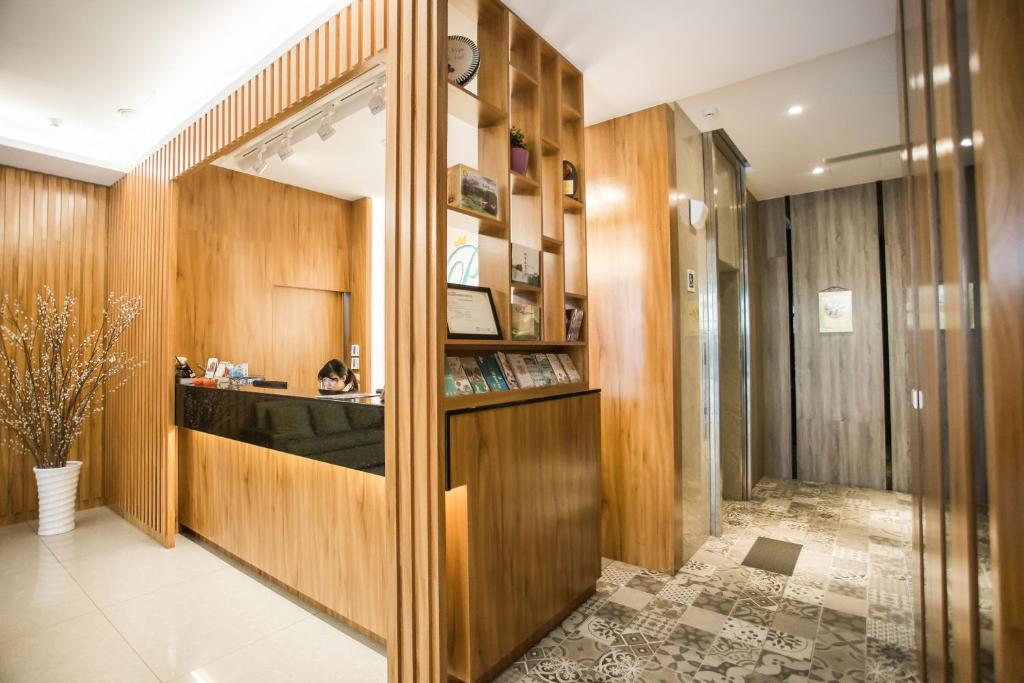 Kuchyň nebo kuchyňský kout v ubytování P&E Hotel