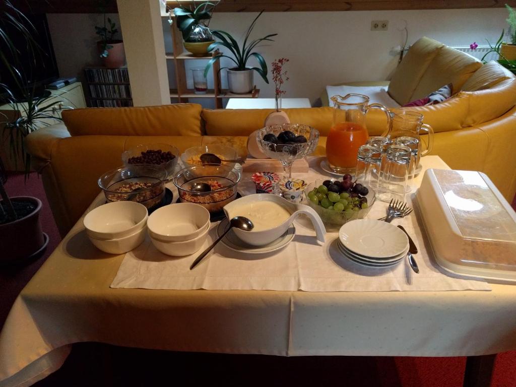 Jídlo v apartmánu nebo okolí