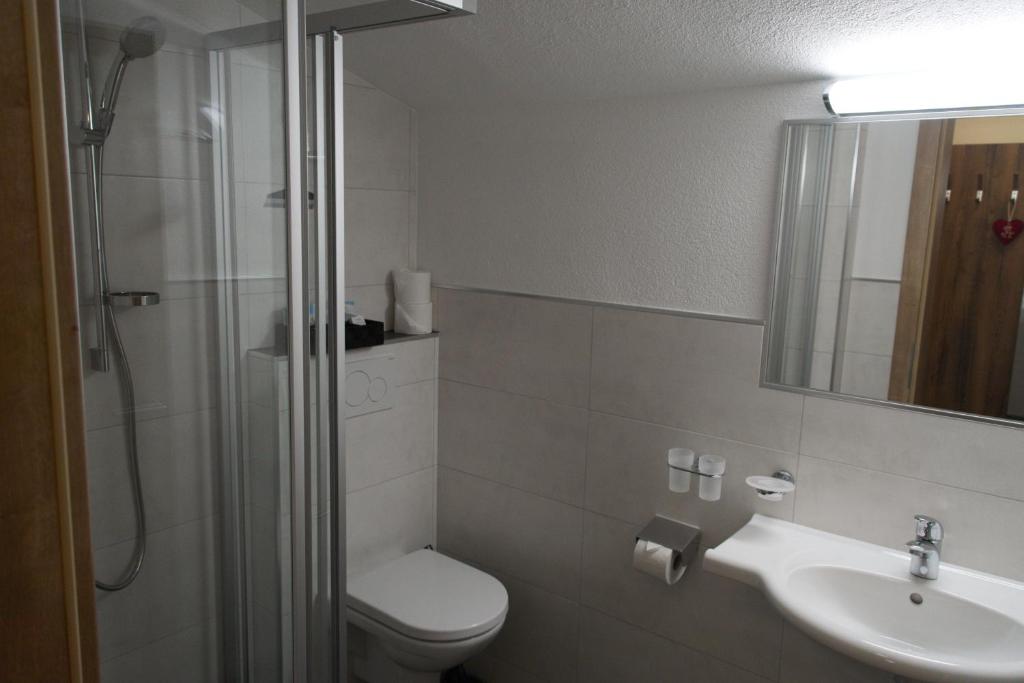 Kúpeľňa v ubytovaní Apart Felsenhof