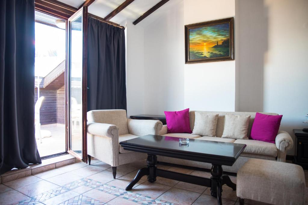 Posezení v ubytování Victoria Hotel Nessebar