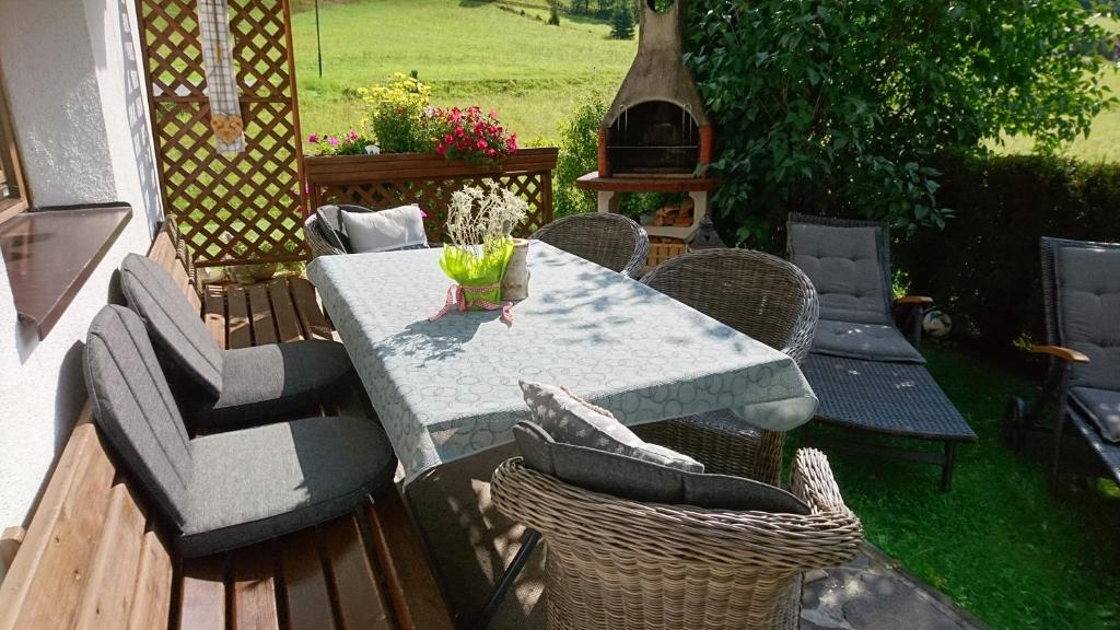 Zahrada ubytování Haus Bergfreund