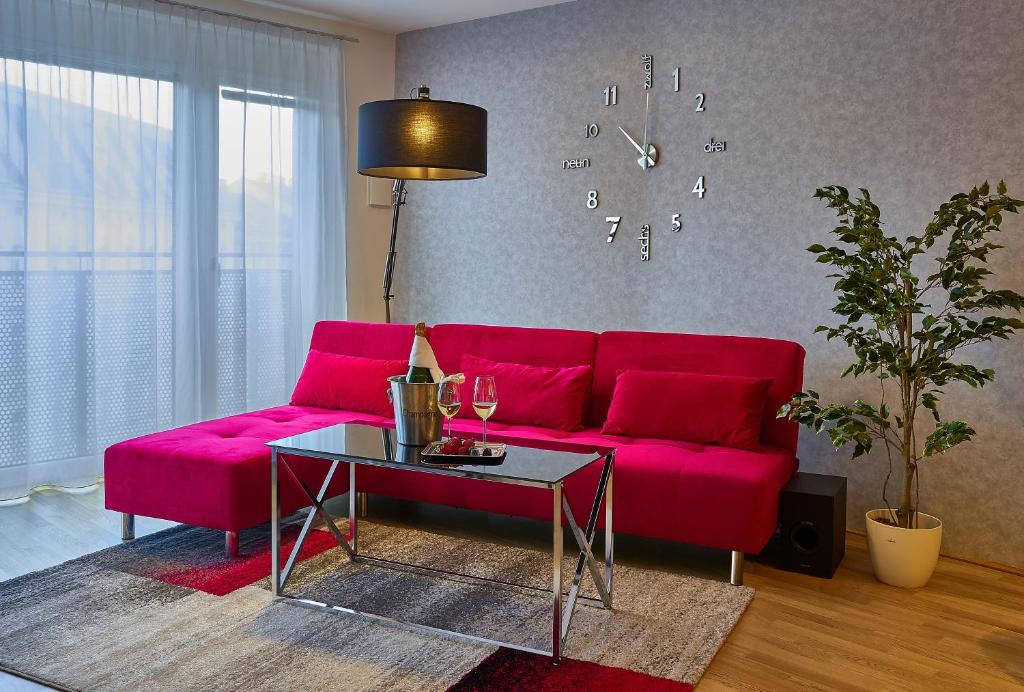 Posezení v ubytování Best Place Apartments Vienna