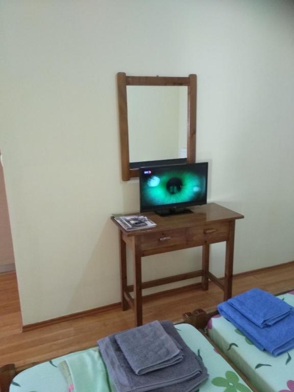 TV a/nebo společenská místnost v ubytování Mιχαλης Apartments