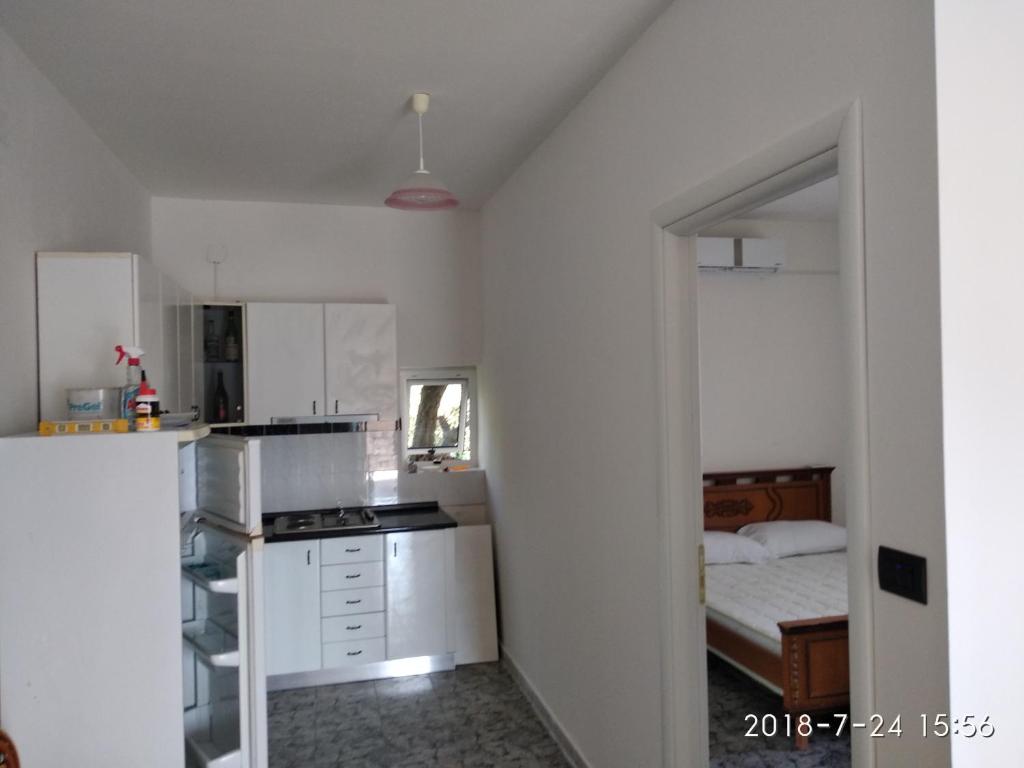 Kuchyň nebo kuchyňský kout v ubytování Casa Prifti