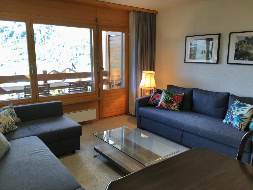 Posezení v ubytování Haus Rothorn, Swiss Alps