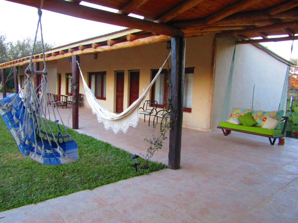 Zahrada ubytování Arandu ecolodge
