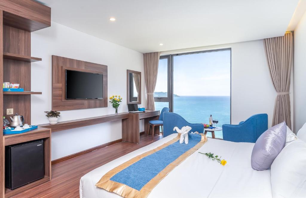 Phòng Deluxe Premium Giường đôi nhìn ra Biển