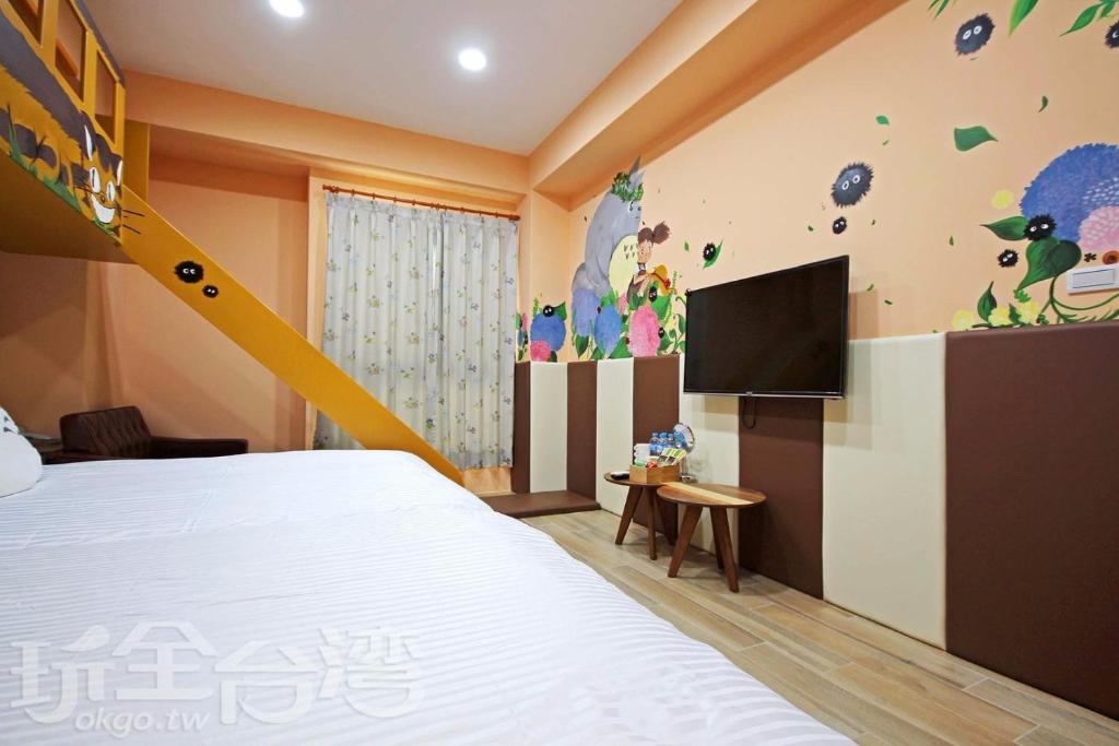 Ark stay方舟文旅山嵐新館溜滑梯商務民宿 - Deluxe Vierfachraum