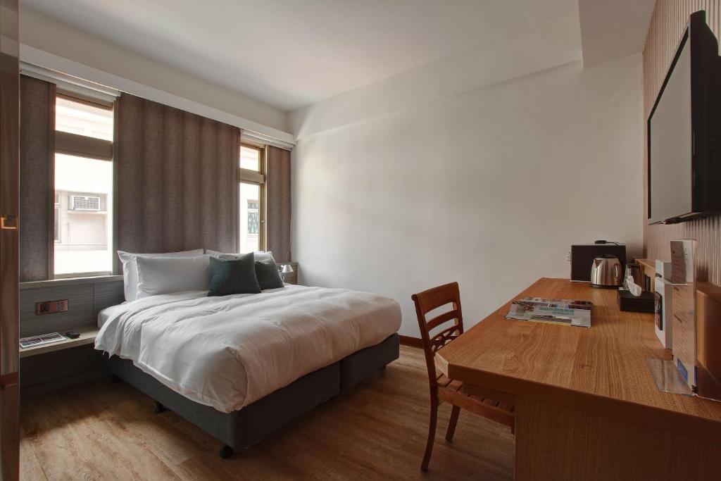 Postel nebo postele na pokoji v ubytování EG Hostel