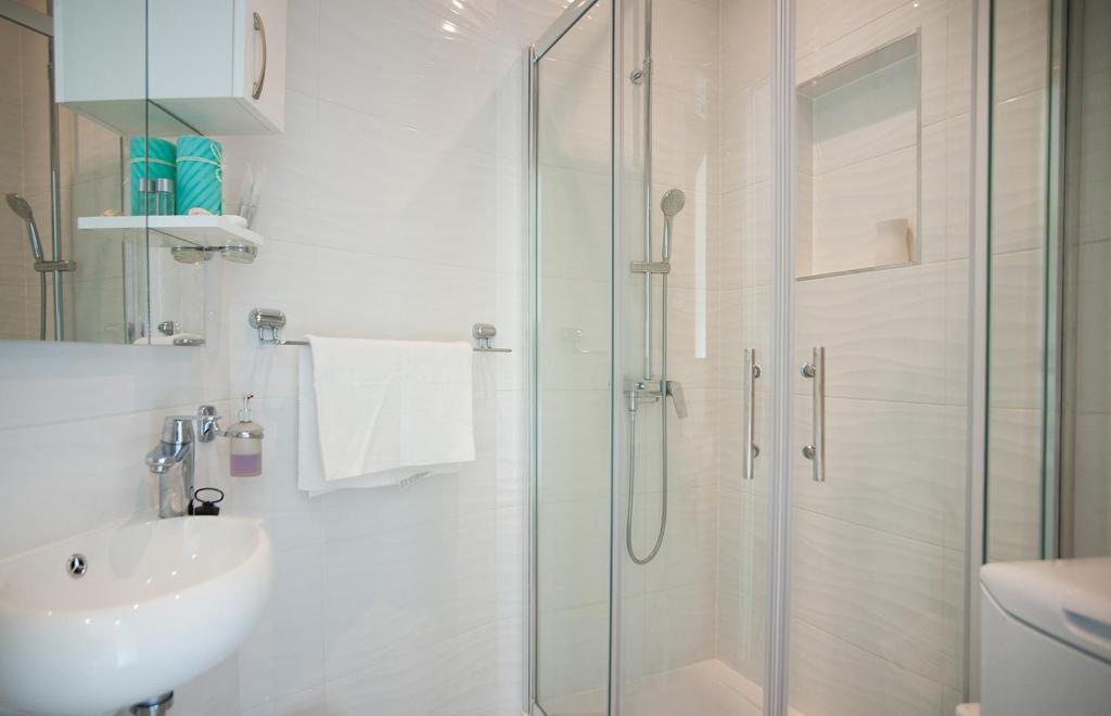 Kúpeľňa v ubytovaní Apartman ''Petar''