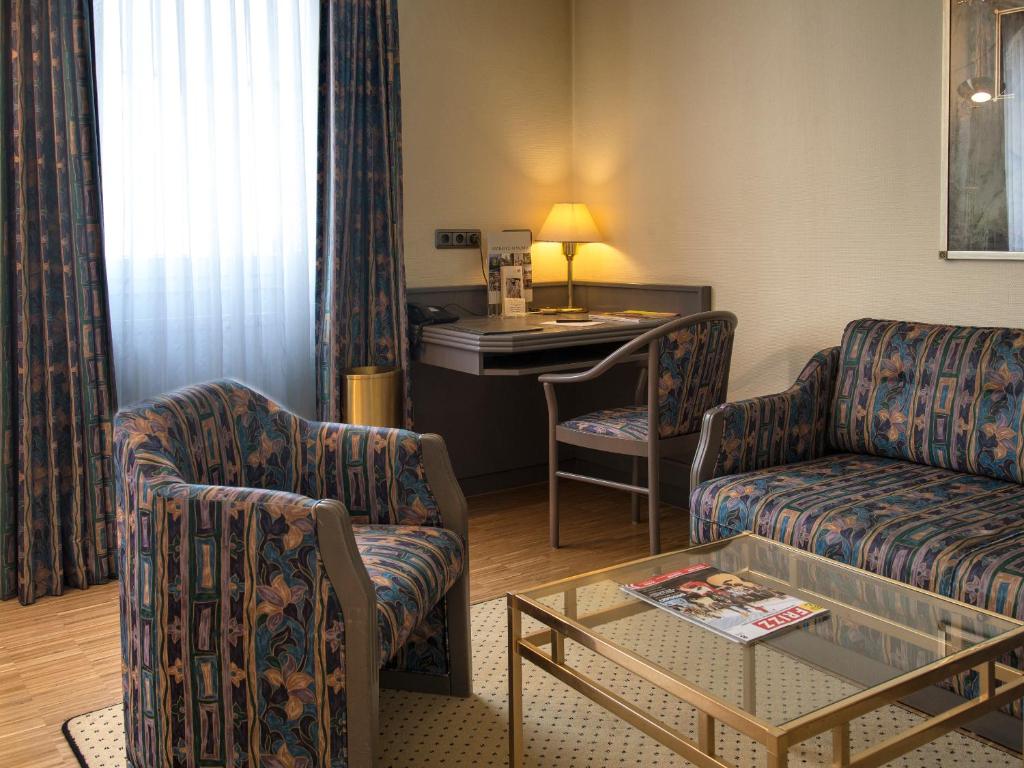 Posezení v ubytování Posthaus Hotel Residenz