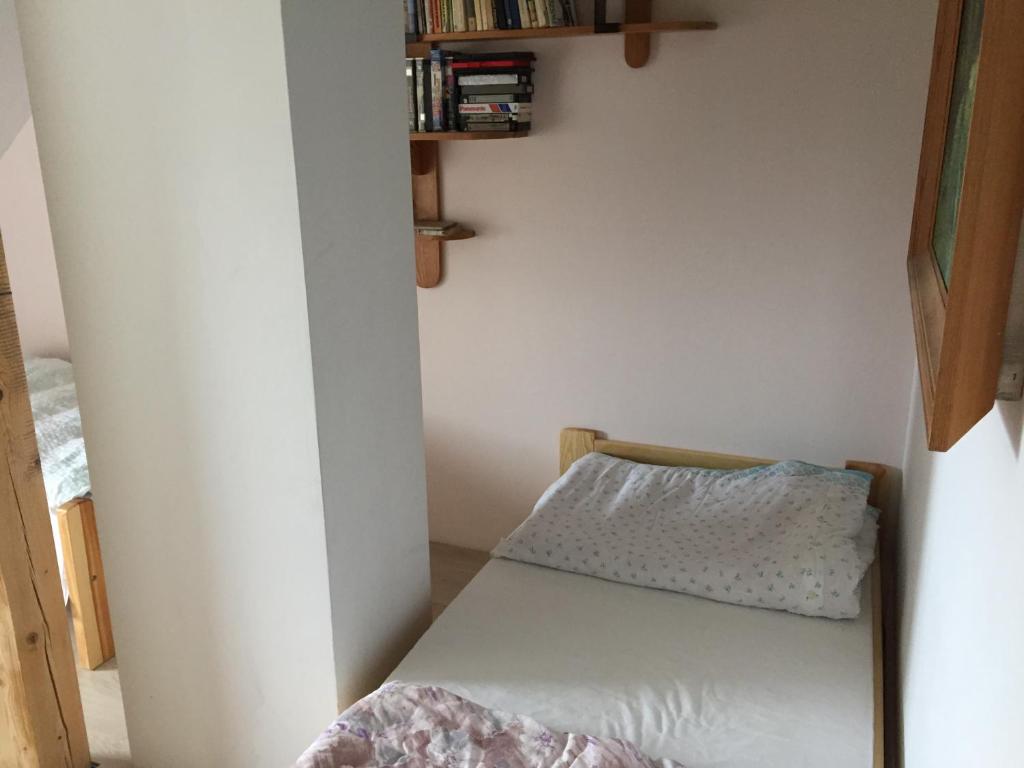 Posteľ alebo postele v izbe v ubytovaní Wrotyczowe Pola
