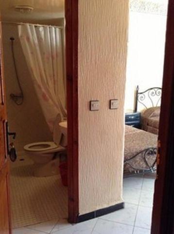 Koupelna v ubytování Hôtel Tijani
