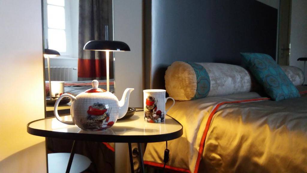 Manoir de la Ville Marie - Suite Met Uitzicht Op De Tuin