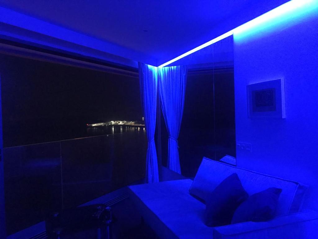 Posteľ alebo postele v izbe v ubytovaní Exclusive Malaga Skyline