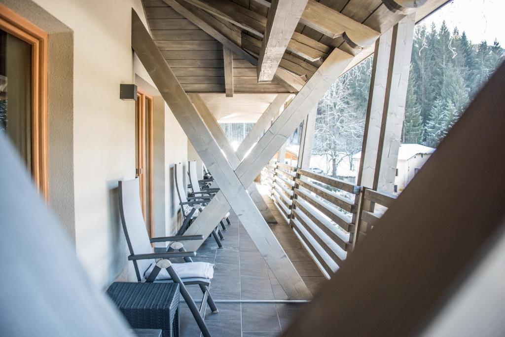 Balkon lub taras w obiekcie Das Mondschein