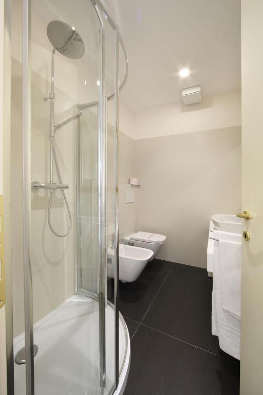 Koupelna v ubytování Hotel Doriguzzi
