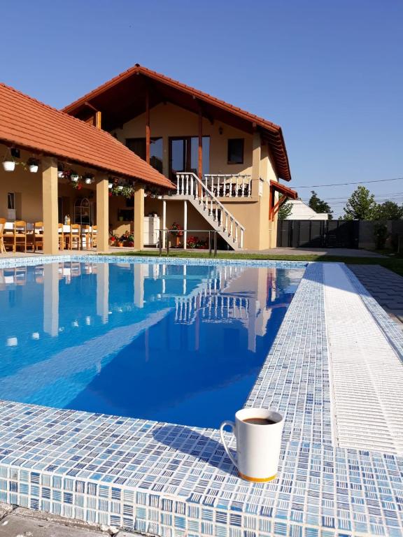 Bazén v ubytování Casa Sannicolau nebo v jeho okolí