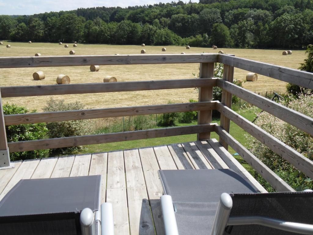 Balkón nebo terasa v ubytování Maison d'Engon charme nature