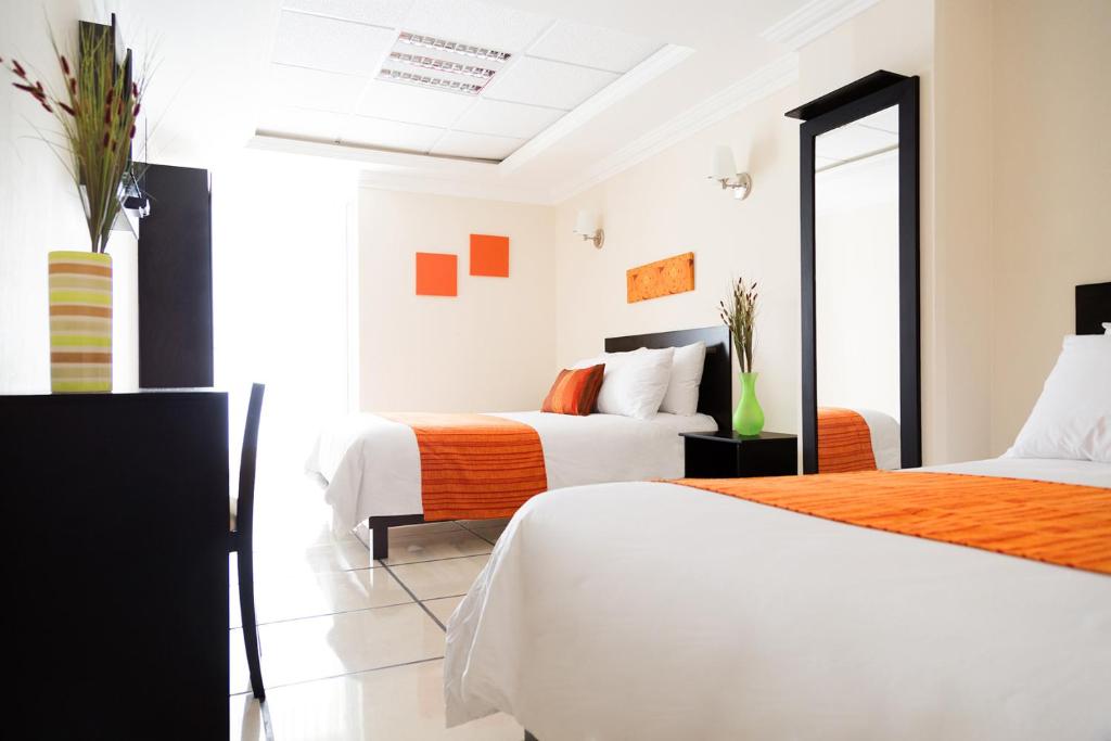 Postel nebo postele na pokoji v ubytování Inn Express Hotel Tula