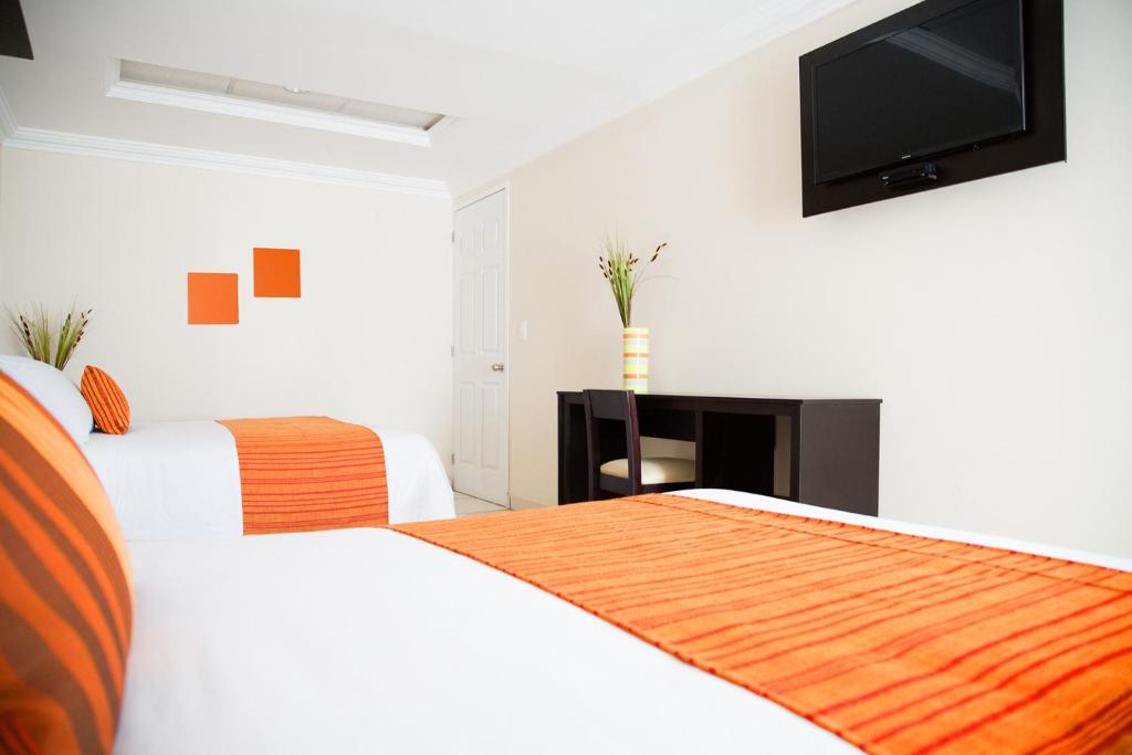 TV a/nebo společenská místnost v ubytování Inn Express Hotel Tula