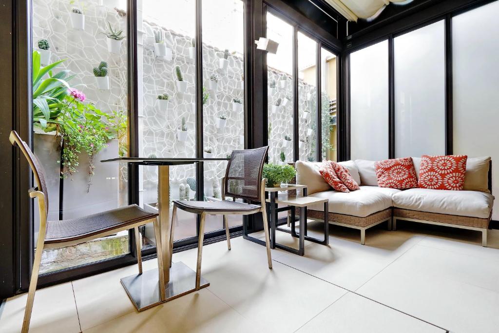 Posezení v ubytování Hotel Camelia