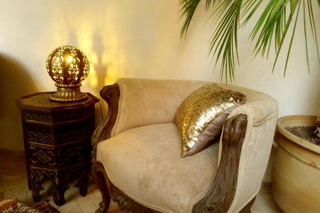 Posezení v ubytování Riad Palacio De Las Especias