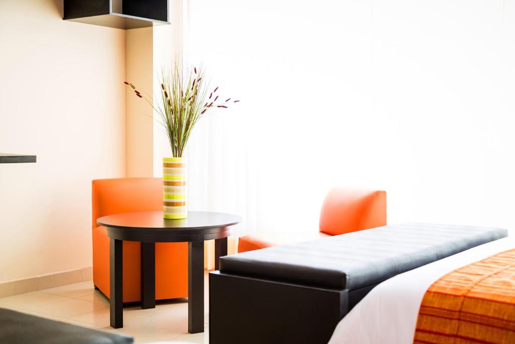 Postel nebo postele na pokoji v ubytování Inn Express Hotel Tula