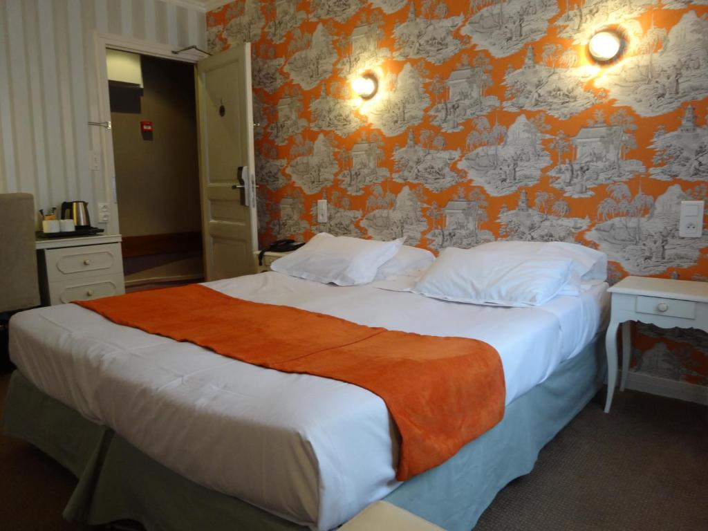 Postel nebo postele na pokoji v ubytování Best Western Hôtel Montgomery