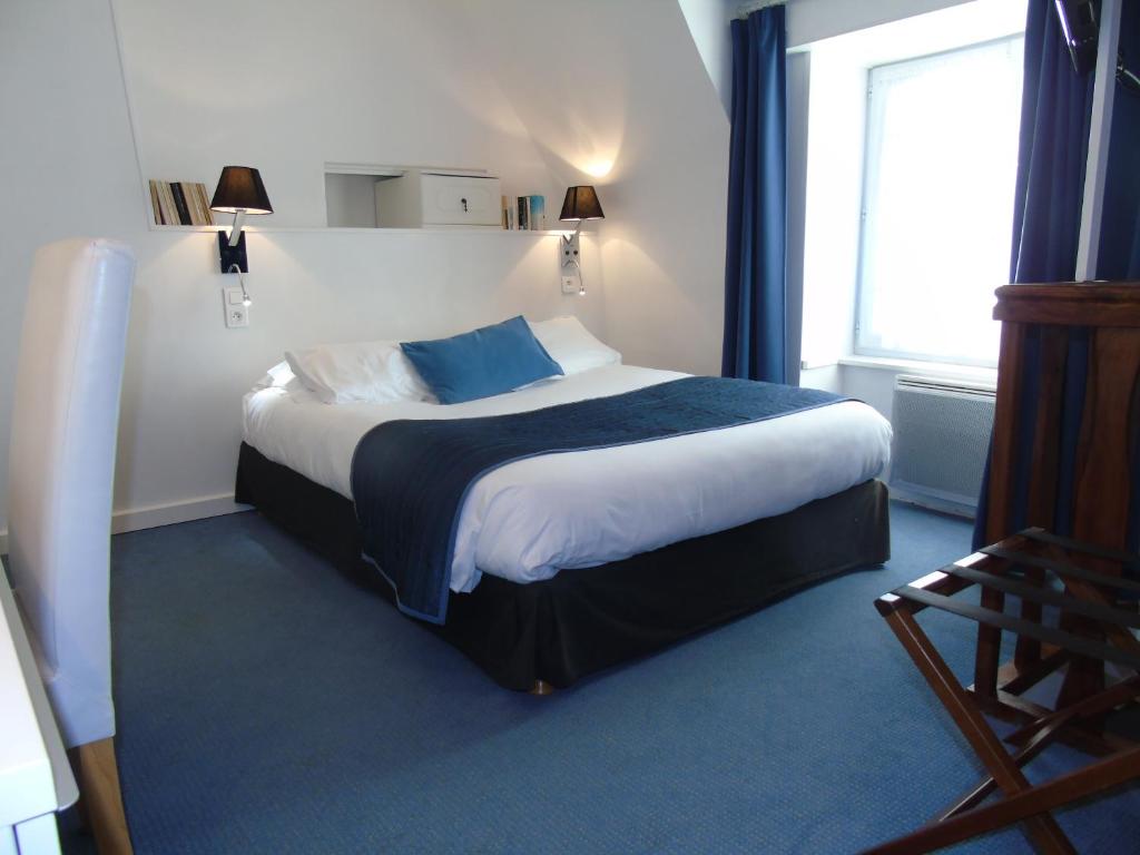 Postel nebo postele na pokoji v ubytování Best Western Hôtel Montgomery