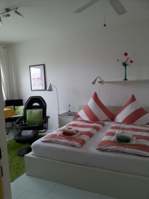 Voodi või voodid majutusasutuse Apartment Hagen Nähe TU Altstadt toas