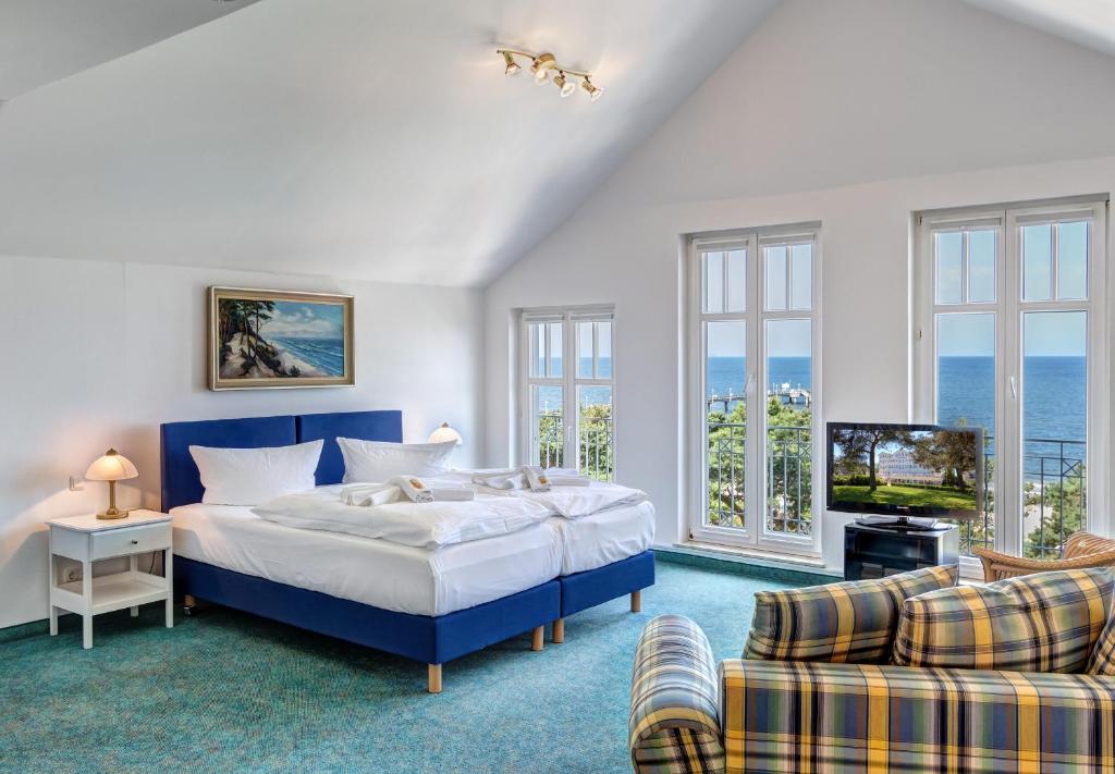 Haus Seeblick Hotel Garni & Ferienwohnungen - Studio -appartement Met Uitzicht Op Zee