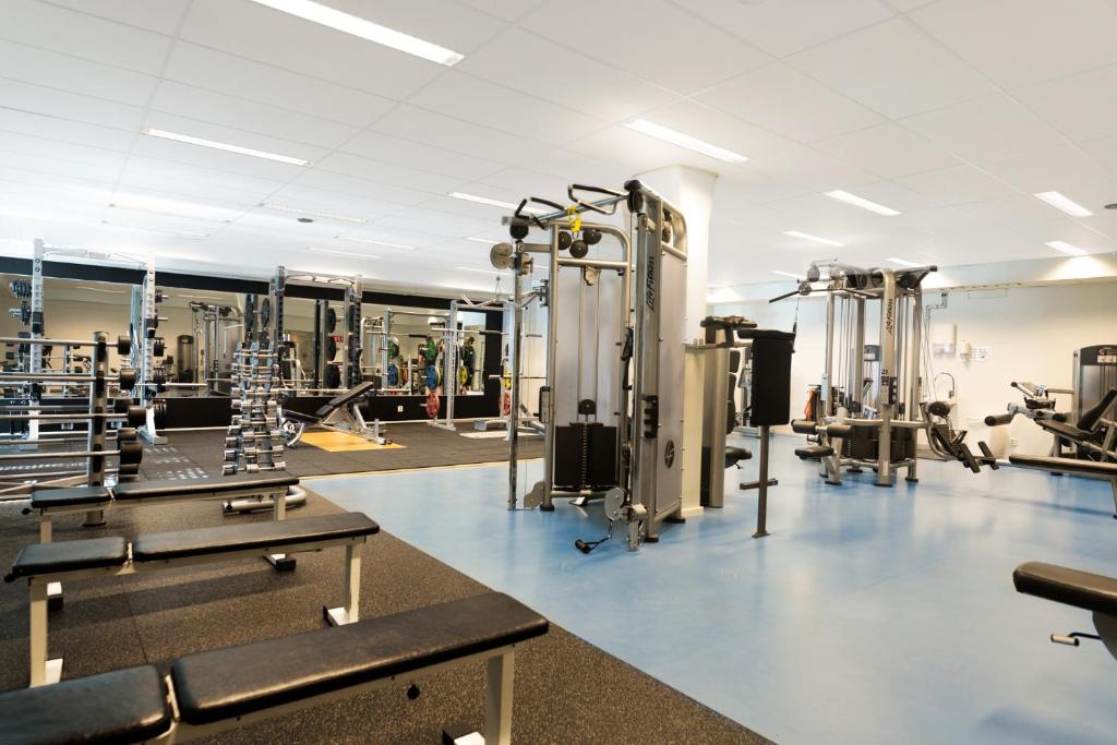 Fitness centrum a/nebo fitness zařízení v ubytování ProfilHotels Aveny