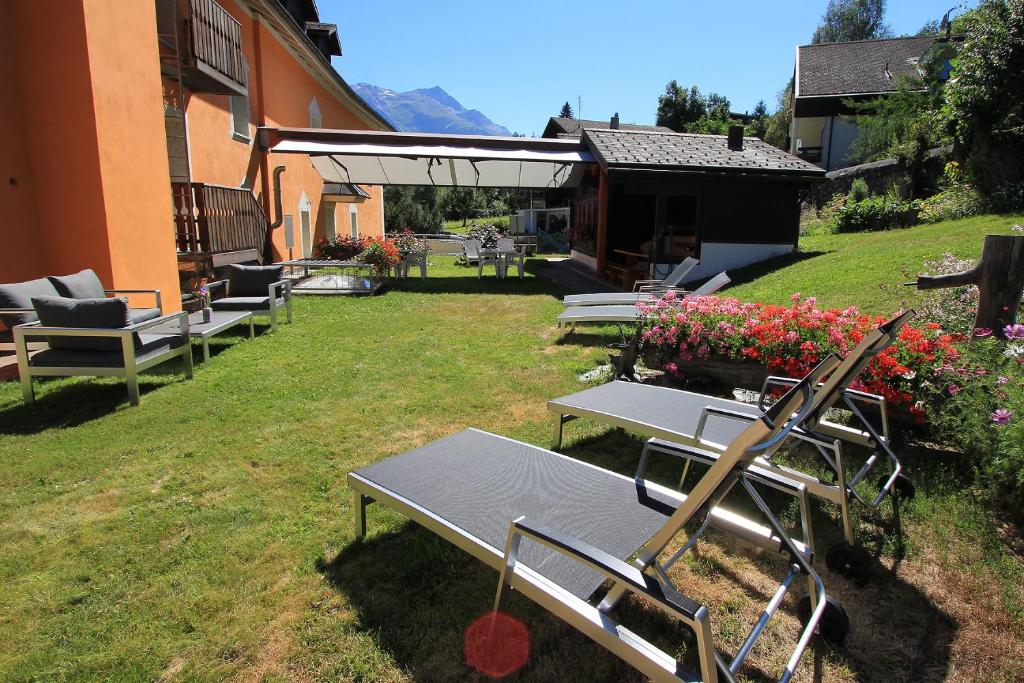 Zahrada ubytování Boutique und Bier Hotel des alpes
