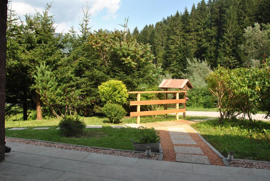 Zahrada ubytování Studio ALPIKA