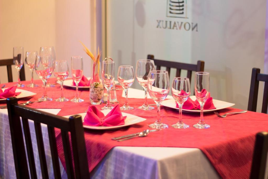 Nápoje v ubytování Hotel Novalux