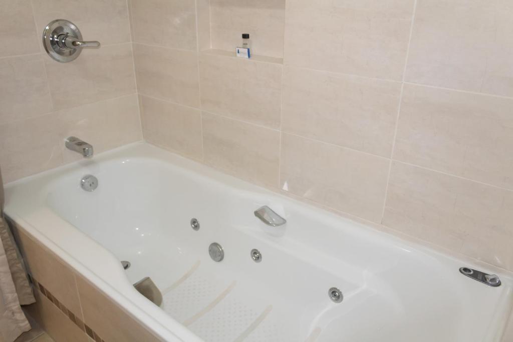 Koupelna v ubytování Hotel Novalux
