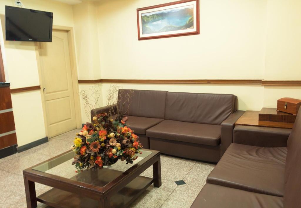 Posezení v ubytování Hotel Novalux