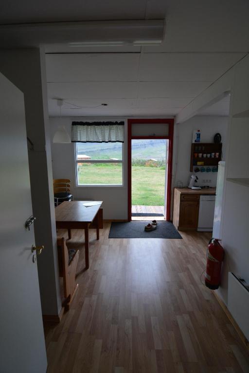 Kuchyň nebo kuchyňský kout v ubytování Bragdavellir Holiday Home