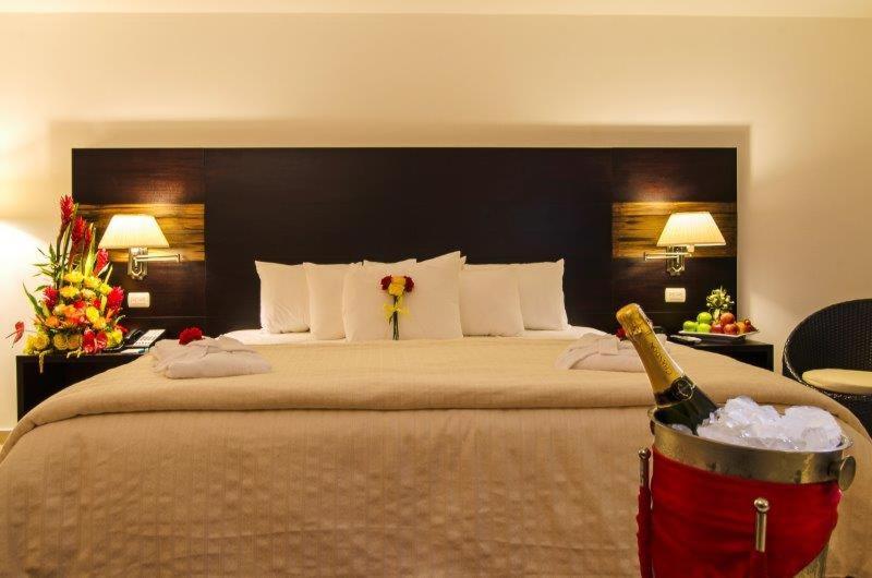 Postel nebo postele na pokoji v ubytování Hotel Balandra
